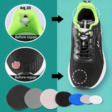 6pcs Self-Adhesive Shoe Patch Repair For Mesh Damaged Lining, Sport Shoes Hole Fixer Sticker