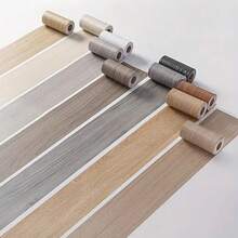 1 Roll 5m X 10cm Self-Adhesive Wood Grain Edge Banding - For Home Decoration, Door Frame Covering, Hole Repair, Door Frame Wall Edge Decoration, Suitable For DIY