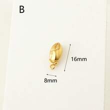 Ahknormailcui Stainless Steel Crab/Conch/Fish/Shell Patterned Marine Life Charms Pendant For Making Necklaces/Bracelets/Anklets/Earrings Decorative Components, 18K Gold Plated Cute Ocean Animal Pendants For Diy Jewelry Crafts Accessories - Gold - View 8