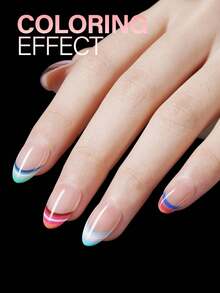 240 件中细高跟/短棺材/中棺材/中椭圆/短椭圆盒装指甲片，12/15 尺寸半覆盖亚克力假指甲，用于美甲沙龙家居 DIY、指甲延长美甲按压指甲美甲用品