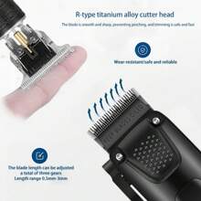 4pcs Men's Hair Clipper Set - Professional USB Rechargeable Grooming Kit With Nose Trimmer, Electric Shaver, Detail Trimmer, Ideal Father's Day Gift, All Support USB Charging, Equipped With Limit Combs, Valentine's Day Gift