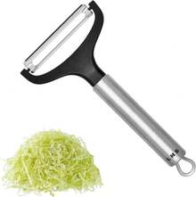Cabbage Peeler For Kitchen' Wide Mouth Vegetable Peeler' Stainless Steel Fruit Shredder Slicer With Non-Slip Handle And Sharp Blade - Cabbage Peeler - View 3