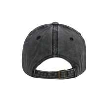 Men's Soft-Top Baseball Cap With Embroidered Letters, Fashionable Washed Sun-Proof And Sunshade Baseball Cap, Comfortable And Versatile Casual Hat For Daily Outings, Truck Driver Hat - màu đen - Xem 4