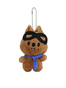 1 件 2025 新品 - 名人同款眼镜飞行员钥匙扣 - 可爱毛绒玩偶吊坠 - 独特新奇毛绒玩偶、柔软填充儿童玩偶、生日礼物、复活节礼物、节日礼物、完美礼物 - 彩色 - 查看 12