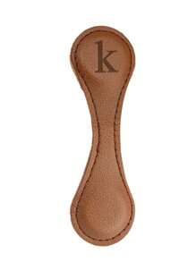 1PC Custom PU Leather Magnetic Bookmark With Personalized Name, Ideal Gift For Book Lovers And Father's Day, Birthday Party Christmas Gift For Him Her Reader, Graduation Back-To-School Gift School Supplies, Back To School