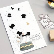 2025 Neuankömmling Tier Party Serie Metall Schneidematrizen für DIY Scrapbooking Kartengestaltung Schablonen Prägung Handwerks Dekoration