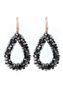 sehuoran Handcrafted Bohemian Beaded Water Drip Drop & Dangle Earrings For Women, Stainless Steel Ear Needle, Fashionable Boho Western Style Jewelry For Party And Banquet, Christmas Gift Idea, Versatile For All Seasons