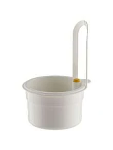 水槽过滤篮，按压自动倾倒厨房沥水篮，自清洁厨房水槽食物垃圾收集器水龙头悬挂，水槽垃圾收集器用于垃圾剩余物 - 彩色 - 查看 9