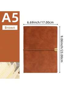 1PC Custom Name Notebooks, Personalized Leather Journal For Office Staff Businessman Students College Graduation, 2025 Grade Back To School Teacher's Day Gifts For Her/Him With Laser Name Customization