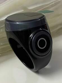 1 件全新防水智能戒指，触摸按钮戒指计数器，可充电，夜光屏幕显示 - 彩色 - 查看 10