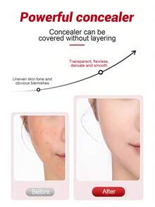 TIRTIR Permanent Setting Radiance Air Cushion Concealer Moisturizing Foundation Oil Free Makeup 23 Natural White 18g