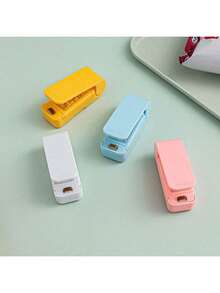 Sellador de calor portátil y mini para bolsas de alimentos, selladora de vacío para bolsas de plástico, máquina selladora de bolsas de aperitivos, kit de sellado de tubos de plástico - Cierre térmico de bolsas de plástico para mantener la frescura - Accesorio de cocina fácil de usar (Baterías no incluidas)