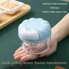1pc Multi-Functional Kitchen Hand-Pull Garlic Grinder Seasoning Mixer, Meat Chopper, Kitchen Utensil