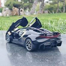 1:32合金跑车模型仿真声光儿童玩具车金属车模摆件男孩生日礼物