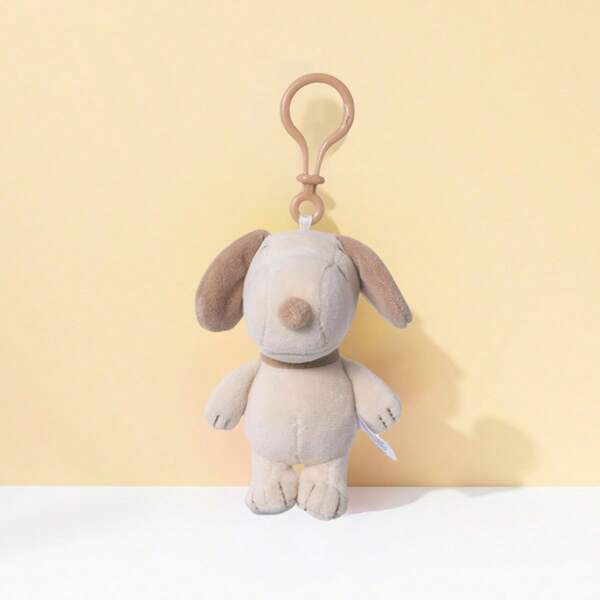 Miniso Serie de diario del mar Snoopy de MINISO - Llavero de peluche negro de Snoopy. El único Snoopy de piel negra con un atuendo con temática náutica, hecho de peluche suave, perfecto para adornar tus bolsos o llaves. (1 pieza)