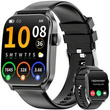 Hwagol 1.83 Inch Unisex Smart Watch (Supports Calling/Answering Calls), Women's Smart Watch With Sleep Monitoring, Pedometer, 123+ Sports Modes & Advanced Features, Customizable Wallpaper, Fashionable Men's Smart Watch Compatible With IOS And Android, 600mAh Battery - Multicolor - View 13