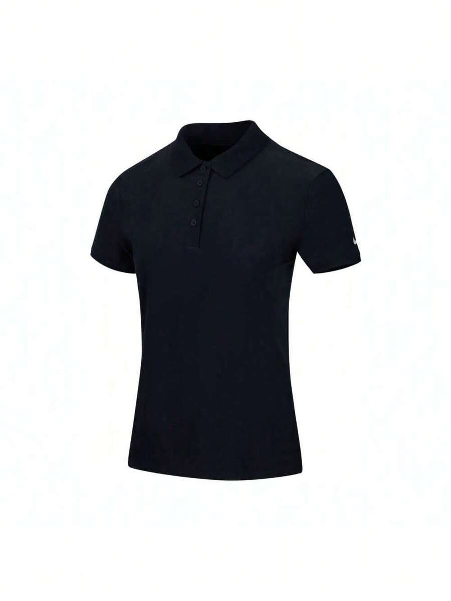 Nike Áo thun polo AS W NK DF VCTRY SS dành cho nữ - màu đen - Xem 1