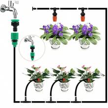 30m 100ft Automatic Drip Irrigation System Garden Plant Self Watering Hose Kit - màu đen - Xem 4