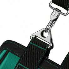 1PC Heavy-Duty Waterproof Tool Bag - Large Capacity Oxford Canvas, Wear-Resistant Electrician'S Storage Organizer With Multiple Compartments For Screws, Nails, Drill Bits & More, Tool Storage Bag