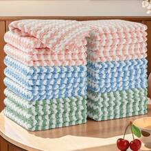 9pc Microfiber Cleaning Cloth, Kitchen Towels For Dish Drying Washing, Absorbent Streak Free Lint Free Rags For Cleaning, Reusable And Washable Towels, Cleaning Rags No Odor, Car Wipe - Mixed Color 9 Pack - View 3