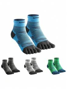 1 双 WRELS 透气柔软袜子,夏季吸湿排汗时尚撞色趾袜 - 男士短袜,防滑运动袜,女士压缩袜,跑步/徒步/骑行/篮球 - 男女通用舒适日常针织袜 - 彩色 - 查看 10