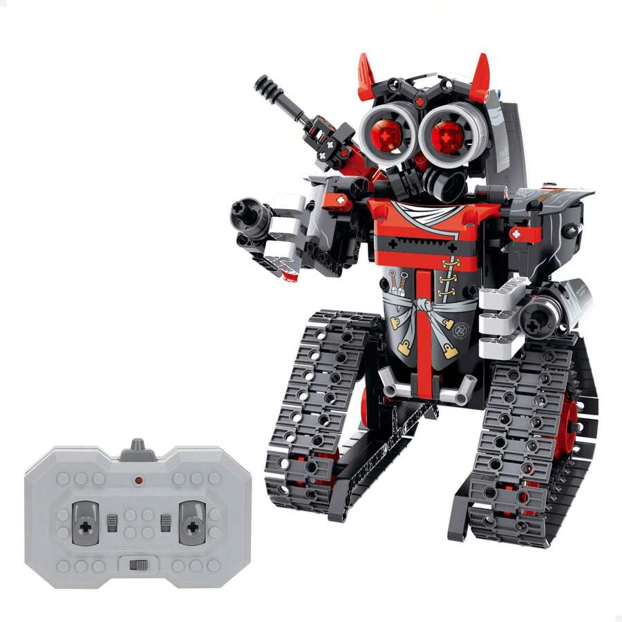 IM.Master Juego de construcción robot teledirigido 3 en 1, 419 piezas, montaje mecánico de precisión, radiocontrol 2.4GHz, transformación en 3 modos, estructura articulada con piezas móviles y diseño resistente, ideal para maniobras dinámicas ✅ Entrega 24/48h a España (península) - Negro - Ver 1