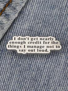 1PC Unique Creative Brooch Backpack Decoration Accessory Brooch