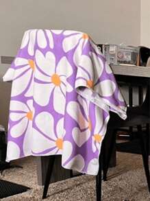 1pc Bohemian Floral Pattern Quick Dry Microfiber Towel Oversized Ultra-Fine Fiber Breathable Portable Swimming Travel Towel Portable Ultralight Camping Hiking Bath Towels Multiple Sizes For Swimming Vacation Travel Women Travel Gym Yoga Resort Mountain Climbing Shower Camping Accessory Ultra Absorbent & Quick-Dry, Luxury Bath Sheet For Spa, Hotel, Home Use