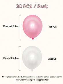 30 Peças/Conjunto de Balões de Látex Transparentes em Forma de Estrela para Aniversário, Casamento, Formatura, Decoração de Volta