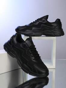 Women's Casual Sporty Sneakers, Versatile Mesh Breathable Chunky Sneakers, Leather Patchwork Lightweight Running Shoes, Fashion Personalized Student Athletic Shoes For Outdoor, Party, Lolita, Glitter Mesh Shoes, Mulard Style New Arrivals, Super Light Fitness Walking Shoes, All Season Hollow-Out Running Shoes, Autumn/Winter Mid-Top Waterproof Leather Boots