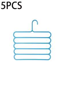 多功能无痕衣帽架发夹整理架/展示架防滑S型裤架西裤挂架围巾收纳衣架家用宿舍多层防风晾衣架围巾床单裤子领带收纳衣架