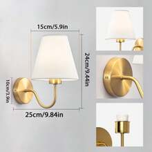 2 Peças Luminária de Parede de Tecido Tradicional, Luminária de Parede com Plugue e Lâmpada RGB Recarregável de 3600mAh, Controle Remoto, Luminária de Parede Dimmerável, Adequada para Quarto, Sala de Estar, Corredor, Decoração Doméstica, Iluminação de Corredor, Acessório de Iluminação Elegante, Material Durável, Luminária de Parede Dimmerável, Luminária com Controle Remoto, Designer de Interiores, Decoração Doméstica