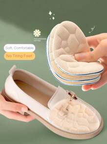 Plantillas metatarsales para mujeres con tacones altos, almohadillas para zapatos de media talla, cojines para la suela anti-dolor, medias plantillas antideslizantes para reducir el tamaño de los zapatos