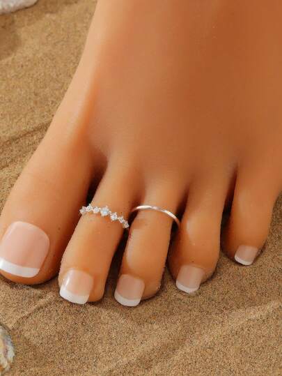 2-delat set med tåringar i Cooper Zirconia för kvinnor