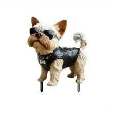 Dog Garden Stakes Cute Puppy Funny Unique Animals Decoration For Outdoor Lawn Yard Porch