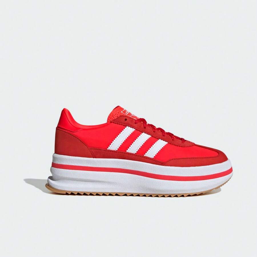 Adidas Originals SL 72 STACK W 休闲低帮厚底运动鞋，JR0915 - 紅色 - 查看 1