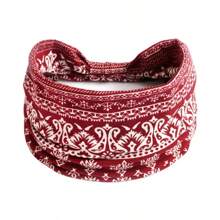 4 piezas Diademas anchas de estilo africano para mujeres, turbantes grandes para señoras, bandas elásticas antideslizantes para deportes y ejercicios, estilo bohemio otoño-invierno, pañuelos anudados para deportes, yoga y accesorios para el cabello, ideales para vacaciones y atuendos elegantes