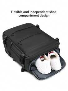 2Pcs/Set: Large Capacity Backpack And Chest Bag, Suitable For Men, Short-Distance Travel And Tourism In Summer. Multiple Compartments Can Hold Shoes, Multifunctional Backpack With Sports Chest Bag, Suitable For Business Trip, Travel, Camping. Nylon Solid Color Simple Backpack With Laptop Compartment, High Cost Performance. Cabin Carry On Bag, Airline Approved Travel Essentials