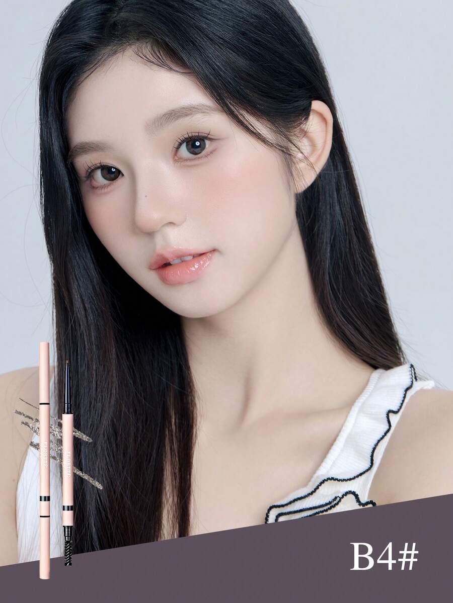 FLORTTE 双头精准眉笔，适合日常妆容，可作为礼物送给女朋友 - B4 Smoky Gray - 查看 1