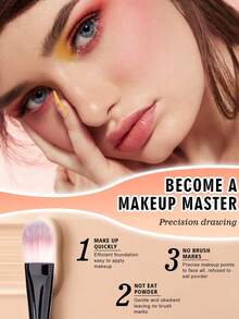 42PCS Makeup Tools Kit, 20PCS Soft Makeup Brushes Set, Synthetic Brushes For Powder, Foundation, Eyeshadow,& Lip, With Makeup Sponges, Triangle Powder Puffs, Mini Powder Puffs, Bow Hairband, Skincare Headband, Complete Cosmetic Tools For Daily Makeup - Pink - View 4