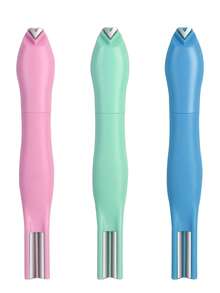 3D 心形指甲磁铁 3 合 1 猫眼效果双线月亮蛇图案法式指甲 UV 吸引力磁棒美甲工具适用于家庭 DIY 美甲沙龙，返校 - 彩色 - 查看 11