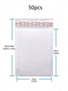 50 Pcs Bubble Mailers Bubble Usable Bubble Envelopes Small Packaging Mailing Envelope Shipping Bag Bulk Pack Self Seal Package Packing Business Supplies School Supplies, Back To School