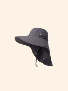 1pc Bucket Hat For Men, Outdoor UV Protection Foldable Sun Hat, Breathable Mesh Bucket Hat - Multicolor - View 14