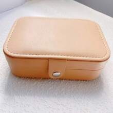 1 pieza/2 piezas Organizador de joyas portátil, para pulseras, collares, aretes, anillos, almacenamiento de accesorios para mujeres, organizador de viaje, regalo de vuelta a la escuela