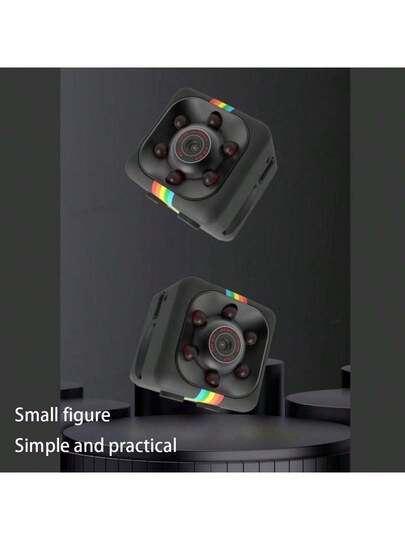 Mini 1080P HD Nanny Cam Night Vision, Motion Detection Loop Recording Full Indoor Security Camera, USB Powered, Display, Wand Mountable Home Monitoring, Portable Monitoring Circular Lens Camera view 8