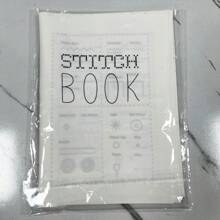 1 set Livre de broderie pour adulte + kit de couture à point de croix - Guide de points de broderie à thème fantaisie, avec instructions étape par étape, fils multicolores sur page de tissu, polyvalent pour journaux de couture DIY et référence d'artisanat, fournitures de broderie, conception créative, reliure durable