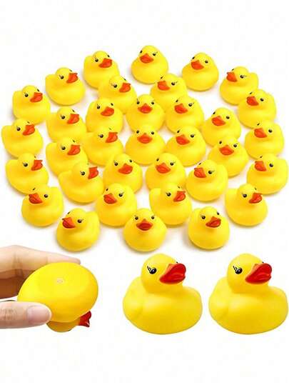 100/50/30/10 st. Gula gummiankor, Pirrande kvackande ljud små gula ankor, Presentbutik & Boba Tea Butik Giveaways, Pratande gummiankor, Pool & Badrum, Butiksdekorationer - Hawaii Party Decor, Poolparty Födelsedagsfest med pooldekor, Heminredningsfigurer
