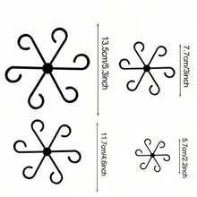 4/8 pièces Attaches de branches d'assistance de jardin, fixateur de vignes, pince de tige de plante, treillis de plante, tiges de support de plante, fixateur de plante verte, support de fixation pliable pour hydroponique de fleurs, pinces de support de plante: Solides pinces de tige pour plantes grimpantes - Matériau en plastique