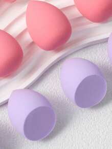 12 Peças Esponjas de Maquiagem de Tamanho Médio, Esponja de Beleza para Mistura de Base, Livre de Látex, Uso Úmido e Seco para Líquido, Creme e Pó, Multicoloridas, Adequadas para Todos os Tipos de Pele