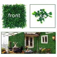 10 Stücke künstliche Buchsbaumkugeln, UV-beständige Außendekoration geeignet für Hinterhof, Balkon, Garten, Hochzeit, Heimdekoration (dunkelgrün)